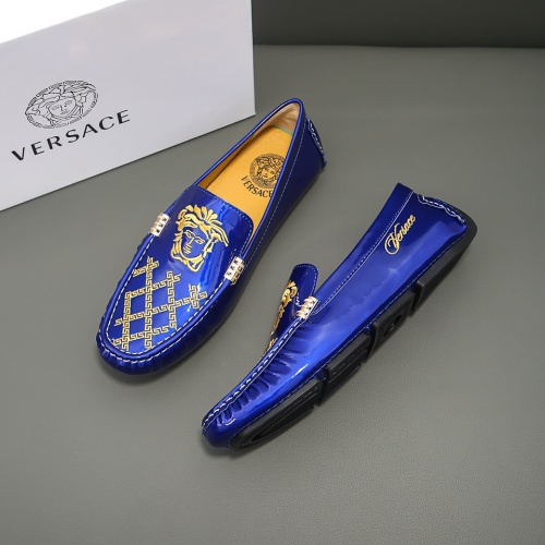 Cheap Versace Leather Shoes For Men #1220618 Replica Wholesale [$68.00 USD] [ITEM#1220618] on Replica Versace Leather Shoes