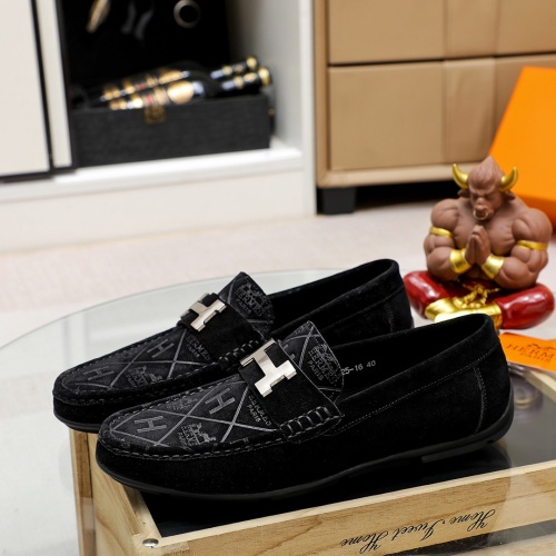 Cheap Hermes Leather Shoes For Men #1220628 Replica Wholesale [$68.00 USD] [ITEM#1220628] on Replica Hermes Leather Shoes