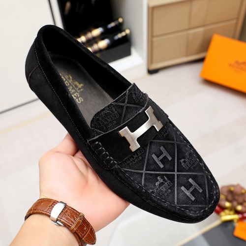 Cheap Hermes Leather Shoes For Men #1220628 Replica Wholesale [$68.00 USD] [ITEM#1220628] on Replica Hermes Leather Shoes