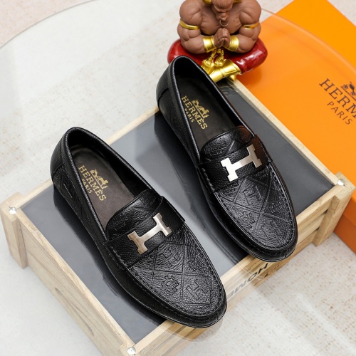 Cheap Hermes Leather Shoes For Men #1220629 Replica Wholesale [$68.00 USD] [ITEM#1220629] on Replica Hermes Leather Shoes