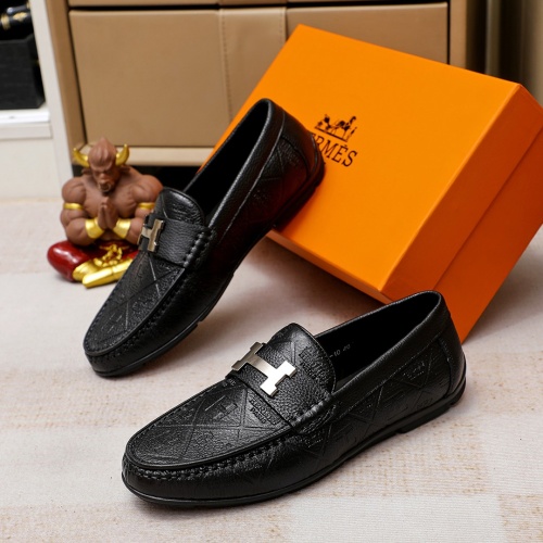 Cheap Hermes Leather Shoes For Men #1220629 Replica Wholesale [$68.00 USD] [ITEM#1220629] on Replica Hermes Leather Shoes