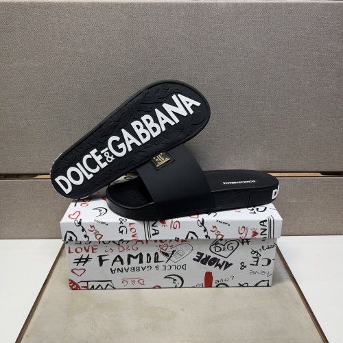 Cheap Dolce &amp; Gabbana D&amp;G Slippers For Men #1220680 Replica Wholesale [$48.00 USD] [ITEM#1220680] on Replica Dolce &amp; Gabbana D&amp;G Slippers