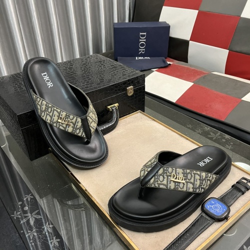 Cheap Christian Dior Slippers For Men #1220797 Replica Wholesale [$52.00 USD] [ITEM#1220797] on Replica Christian Dior Slippers