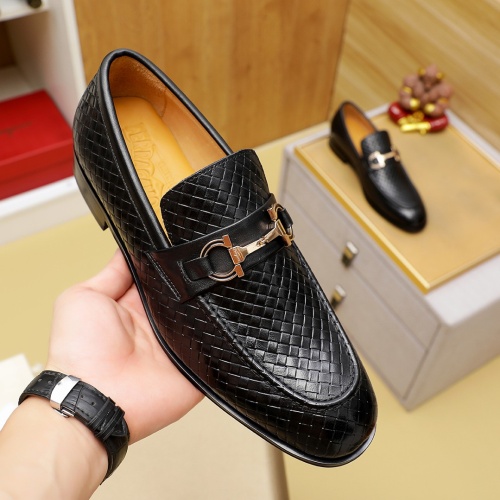 Cheap Salvatore Ferragamo Leather Shoes For Men #1220804 Replica Wholesale [$85.00 USD] [ITEM#1220804] on Replica Salvatore Ferragamo Leather Shoes