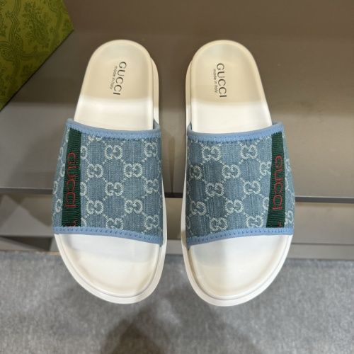 Cheap Gucci Slippers For Men #1220806 Replica Wholesale [$52.00 USD] [ITEM#1220806] on Replica Gucci Slippers