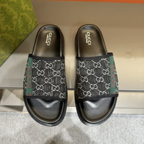 Cheap Gucci Slippers For Men #1220807 Replica Wholesale [$52.00 USD] [ITEM#1220807] on Replica Gucci Slippers