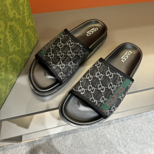 Cheap Gucci Slippers For Men #1220807 Replica Wholesale [$52.00 USD] [ITEM#1220807] on Replica Gucci Slippers