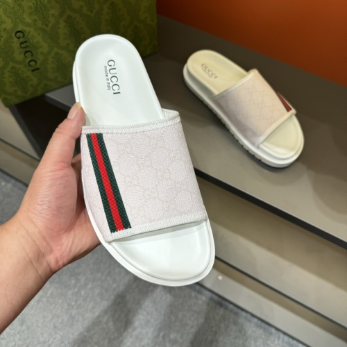 Cheap Gucci Slippers For Men #1220808 Replica Wholesale [$52.00 USD] [ITEM#1220808] on Replica Gucci Slippers