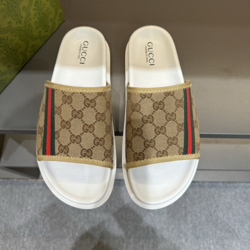 Cheap Gucci Slippers For Men #1220809 Replica Wholesale [$52.00 USD] [ITEM#1220809] on Replica Gucci Slippers