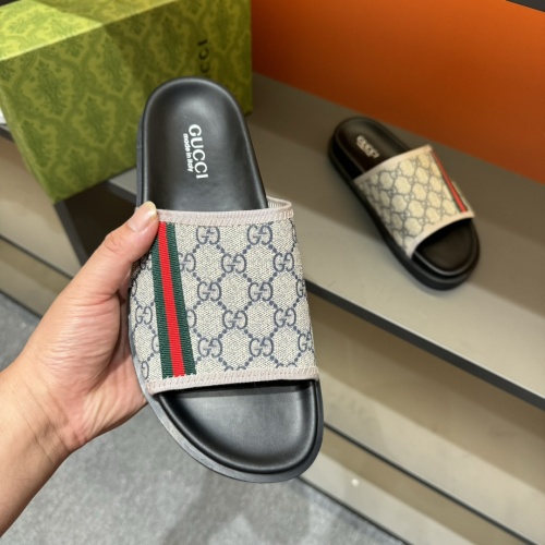 Cheap Gucci Slippers For Men #1220811 Replica Wholesale [$52.00 USD] [ITEM#1220811] on Replica Gucci Slippers