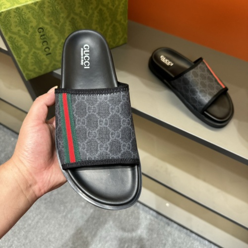 Cheap Gucci Slippers For Men #1220812 Replica Wholesale [$52.00 USD] [ITEM#1220812] on Replica Gucci Slippers