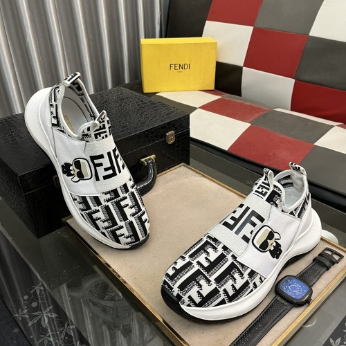 Cheap Fendi Casual Shoes For Men #1220969 Replica Wholesale [$80.00 USD] [ITEM#1220969] on Replica Fendi Casual Shoes