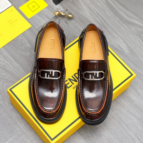 Cheap Fendi Leather Shoes For Men #1220970 Replica Wholesale [$96.00 USD] [ITEM#1220970] on Replica Fendi Leather Shoes