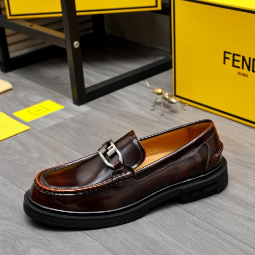 Cheap Fendi Leather Shoes For Men #1220970 Replica Wholesale [$96.00 USD] [ITEM#1220970] on Replica Fendi Leather Shoes