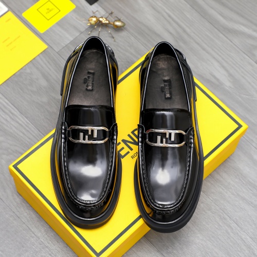 Cheap Fendi Leather Shoes For Men #1220971 Replica Wholesale [$96.00 USD] [ITEM#1220971] on Replica Fendi Leather Shoes