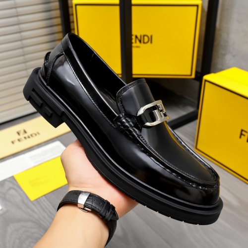 Cheap Fendi Leather Shoes For Men #1220971 Replica Wholesale [$96.00 USD] [ITEM#1220971] on Replica Fendi Leather Shoes