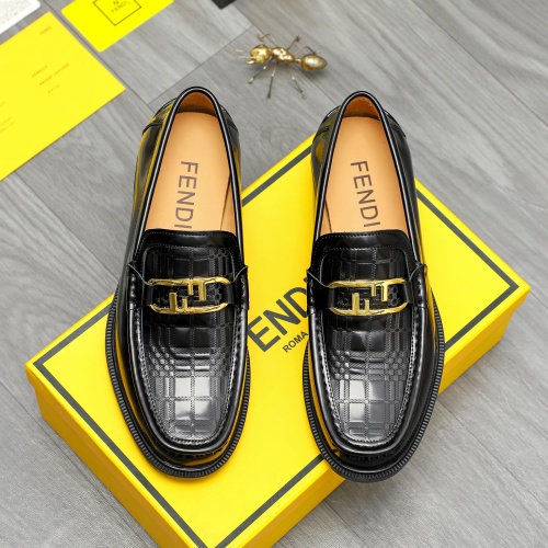 Cheap Fendi Leather Shoes For Men #1220976 Replica Wholesale [$82.00 USD] [ITEM#1220976] on Replica Fendi Leather Shoes