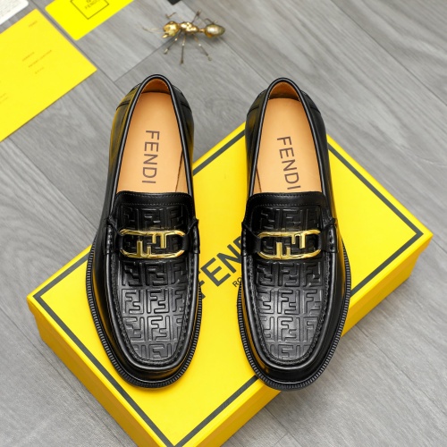 Cheap Fendi Leather Shoes For Men #1220977 Replica Wholesale [$82.00 USD] [ITEM#1220977] on Replica Fendi Leather Shoes