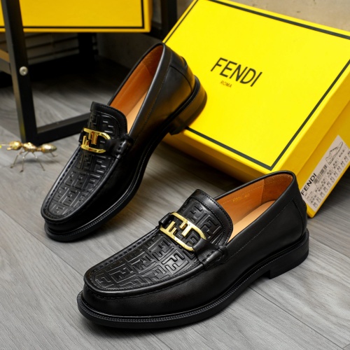 Cheap Fendi Leather Shoes For Men #1220977 Replica Wholesale [$82.00 USD] [ITEM#1220977] on Replica Fendi Leather Shoes