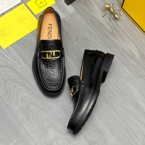 Cheap Fendi Leather Shoes For Men #1220977 Replica Wholesale [$82.00 USD] [ITEM#1220977] on Replica Fendi Leather Shoes