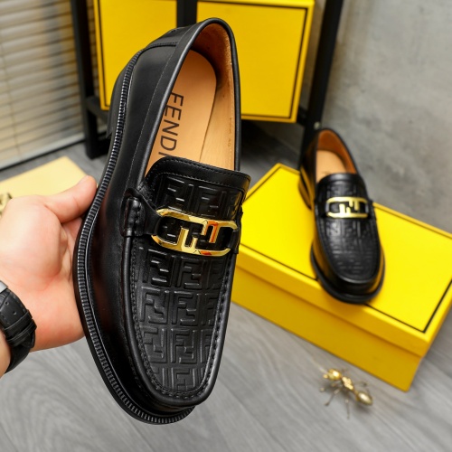 Cheap Fendi Leather Shoes For Men #1220977 Replica Wholesale [$82.00 USD] [ITEM#1220977] on Replica Fendi Leather Shoes