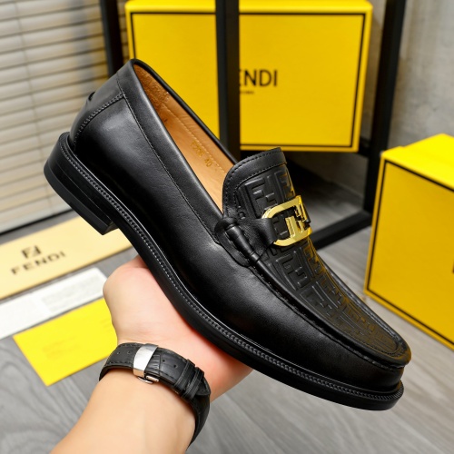 Cheap Fendi Leather Shoes For Men #1220977 Replica Wholesale [$82.00 USD] [ITEM#1220977] on Replica Fendi Leather Shoes