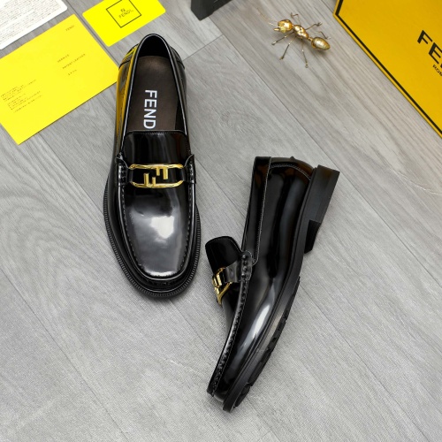 Cheap Fendi Leather Shoes For Men #1220978 Replica Wholesale [$82.00 USD] [ITEM#1220978] on Replica Fendi Leather Shoes