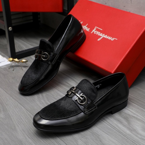 Cheap Salvatore Ferragamo Leather Shoes For Men #1220996 Replica Wholesale [$80.00 USD] [ITEM#1220996] on Replica Salvatore Ferragamo Leather Shoes