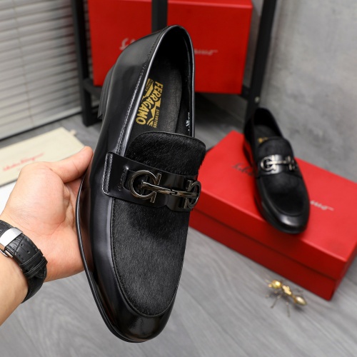 Cheap Salvatore Ferragamo Leather Shoes For Men #1220996 Replica Wholesale [$80.00 USD] [ITEM#1220996] on Replica Salvatore Ferragamo Leather Shoes