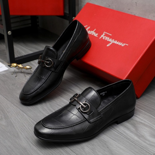 Cheap Salvatore Ferragamo Leather Shoes For Men #1220997 Replica Wholesale [$80.00 USD] [ITEM#1220997] on Replica Salvatore Ferragamo Leather Shoes