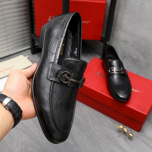 Cheap Salvatore Ferragamo Leather Shoes For Men #1220997 Replica Wholesale [$80.00 USD] [ITEM#1220997] on Replica Salvatore Ferragamo Leather Shoes