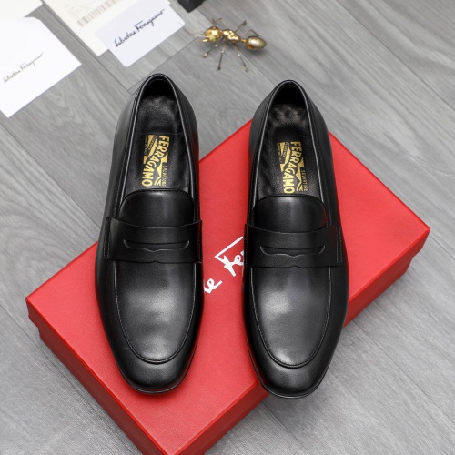 Cheap Salvatore Ferragamo Leather Shoes For Men #1221000 Replica Wholesale [$80.00 USD] [ITEM#1221000] on Replica Salvatore Ferragamo Leather Shoes