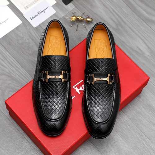 Cheap Salvatore Ferragamo Leather Shoes For Men #1221004 Replica Wholesale [$82.00 USD] [ITEM#1221004] on Replica Salvatore Ferragamo Leather Shoes