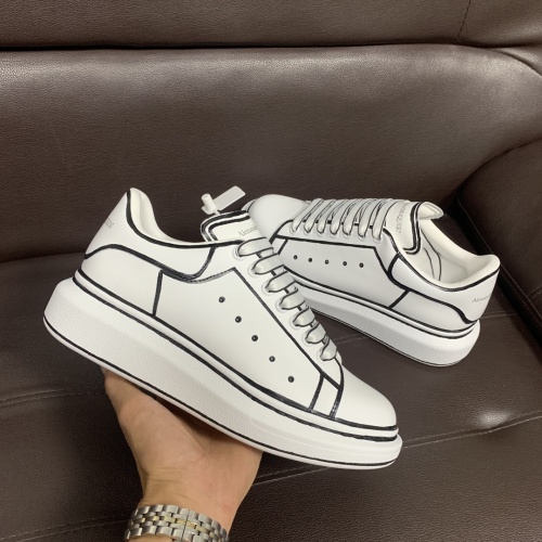 Cheap Alexander McQueen Casual Shoes For Women #1221114 Replica Wholesale [$108.00 USD] [ITEM#1221114] on Replica Alexander McQueen Casual Shoes