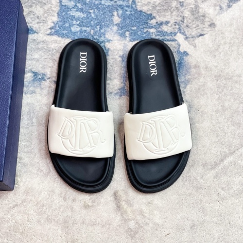 Cheap Christian Dior Slippers For Men #1221155 Replica Wholesale [$56.00 USD] [ITEM#1221155] on Replica Christian Dior Slippers