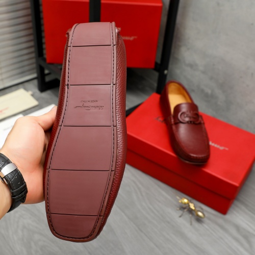 Cheap Salvatore Ferragamo Leather Shoes For Men #1221160 Replica Wholesale [$82.00 USD] [ITEM#1221160] on Replica Salvatore Ferragamo Leather Shoes