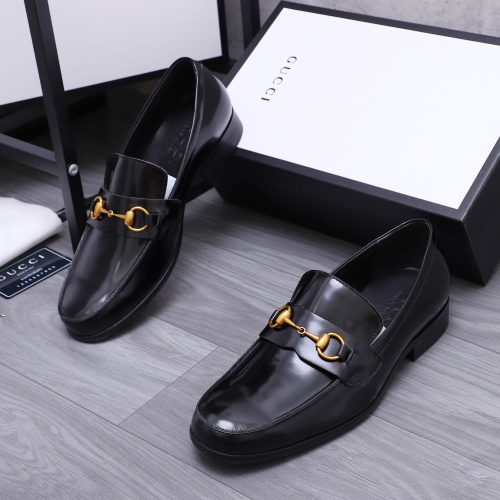 Cheap Salvatore Ferragamo Leather Shoes For Men #1221167 Replica Wholesale [$82.00 USD] [ITEM#1221167] on Replica Salvatore Ferragamo Leather Shoes