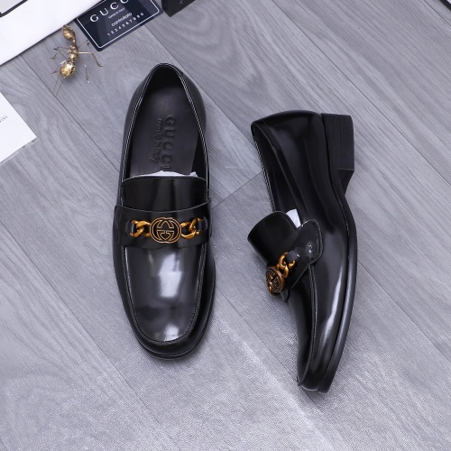 Cheap Salvatore Ferragamo Leather Shoes For Men #1221168 Replica Wholesale [$82.00 USD] [ITEM#1221168] on Replica Salvatore Ferragamo Leather Shoes