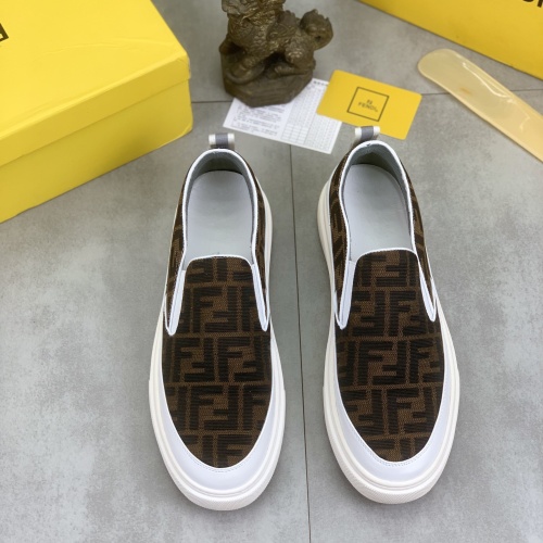 Cheap Fendi Casual Shoes For Men #1221236 Replica Wholesale [$72.00 USD] [ITEM#1221236] on Replica Fendi Casual Shoes