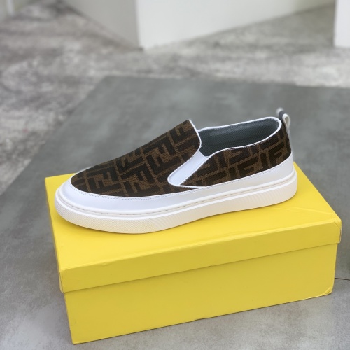 Cheap Fendi Casual Shoes For Men #1221236 Replica Wholesale [$72.00 USD] [ITEM#1221236] on Replica Fendi Casual Shoes