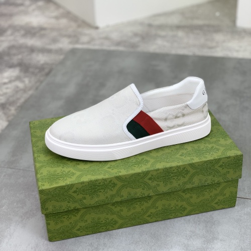 Cheap Gucci Casual Shoes For Men #1221238 Replica Wholesale [$72.00 USD] [ITEM#1221238] on Replica Gucci Casual Shoes