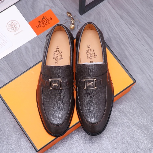 Cheap Hermes Leather Shoes For Men #1221278 Replica Wholesale [$80.00 USD] [ITEM#1221278] on Replica Hermes Leather Shoes