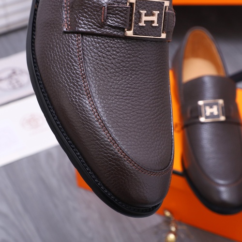 Cheap Hermes Leather Shoes For Men #1221278 Replica Wholesale [$80.00 USD] [ITEM#1221278] on Replica Hermes Leather Shoes