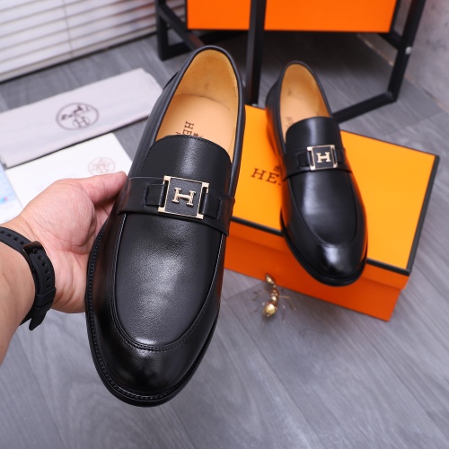 Cheap Hermes Leather Shoes For Men #1221282 Replica Wholesale [$80.00 USD] [ITEM#1221282] on Replica Hermes Leather Shoes