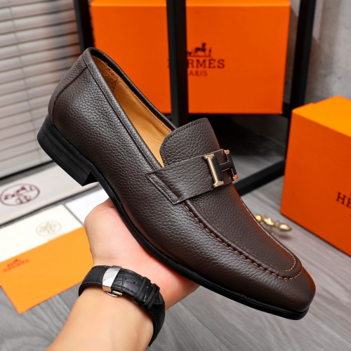 Cheap Hermes Leather Shoes For Men #1221287 Replica Wholesale [$82.00 USD] [ITEM#1221287] on Replica Hermes Leather Shoes