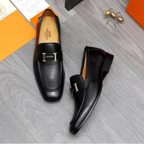 Cheap Hermes Leather Shoes For Men #1221291 Replica Wholesale [$82.00 USD] [ITEM#1221291] on Replica Hermes Leather Shoes