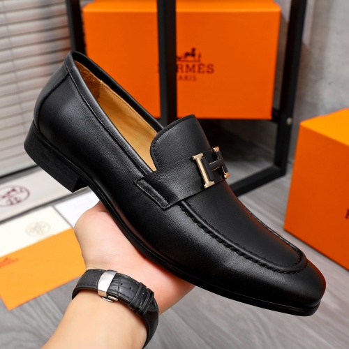 Cheap Hermes Leather Shoes For Men #1221291 Replica Wholesale [$82.00 USD] [ITEM#1221291] on Replica Hermes Leather Shoes