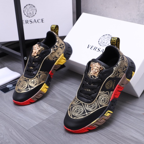 Cheap Versace Casual Shoes For Men #1221315 Replica Wholesale [$72.00 USD] [ITEM#1221315] on Replica Versace Casual Shoes