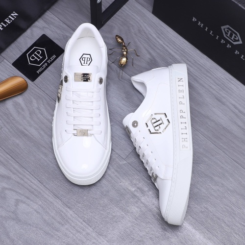 Cheap Philipp Plein PP Casual Shoes For Men #1221319 Replica Wholesale [$76.00 USD] [ITEM#1221319] on Replica Philipp Plein PP Casual Shoes