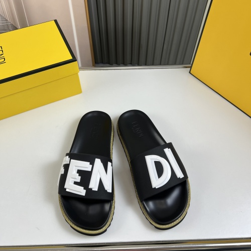 Cheap Fendi Slippers For Men #1221356 Replica Wholesale [$45.00 USD] [ITEM#1221356] on Replica Fendi Slippers